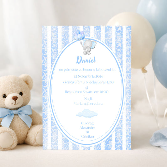 Invitatii Botez Baiat Elefantel