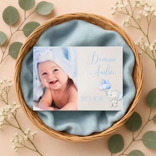 Magnet Botez Baiat Elefantel Bleo