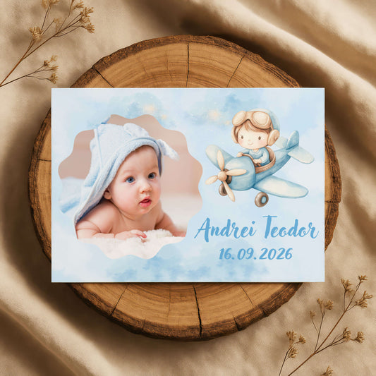 Magnet Botez Baiat in Avion