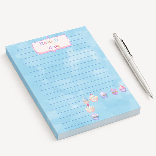 Notepad Cupcake Albastru