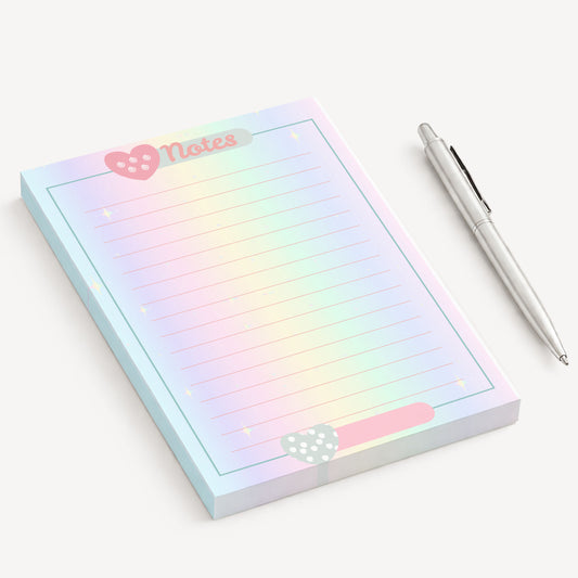 Notepad Pastel Rainbow