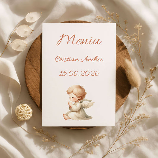 Meniu Botez Baiat Ingeras Rugandu-se