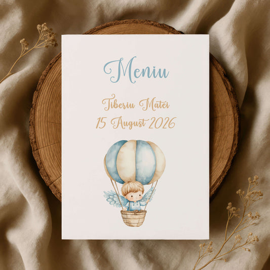 Meniu Botez Baiat Ingeras in Balon