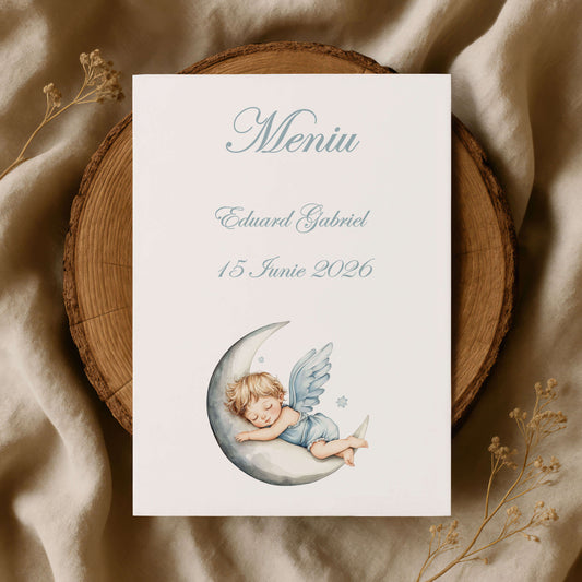 Meniu Botez Baiat  Ingeras pe Luna