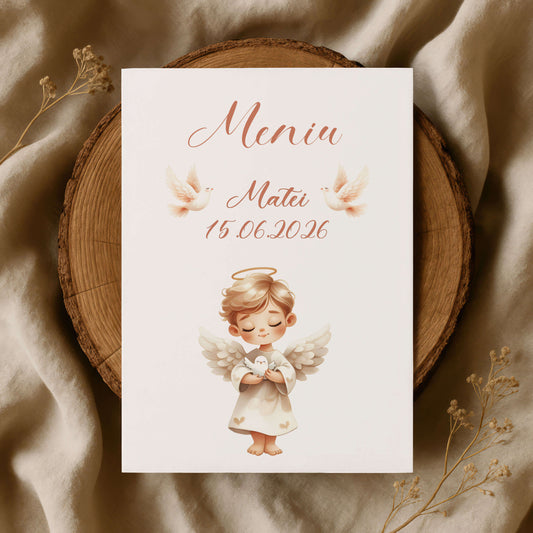 Meniu Botez Baiat Ingeras si Porumbel