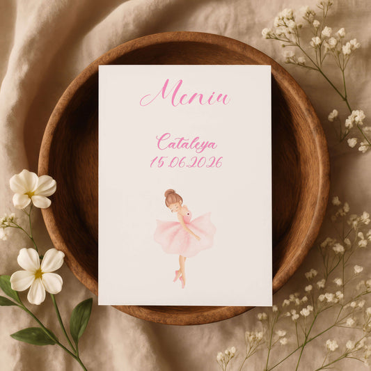 Meniu Botez Fetite Balerina