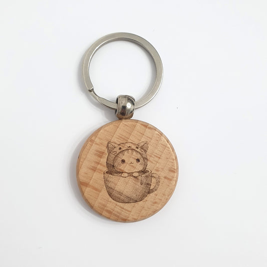 breloc pisicuta in cescuta