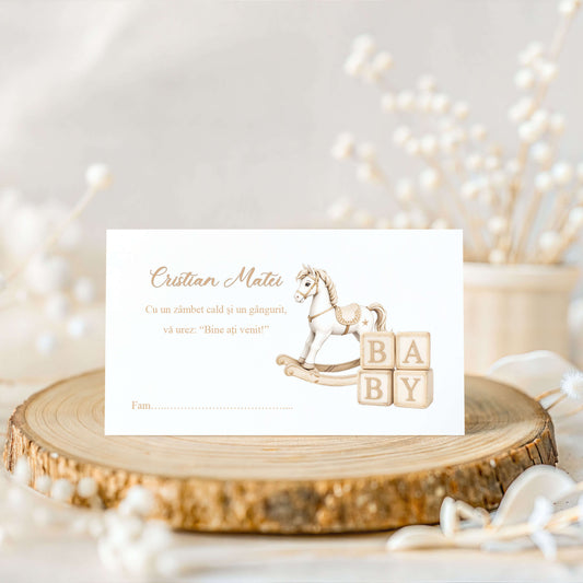 Plic de Bani Botez Baiat Calut