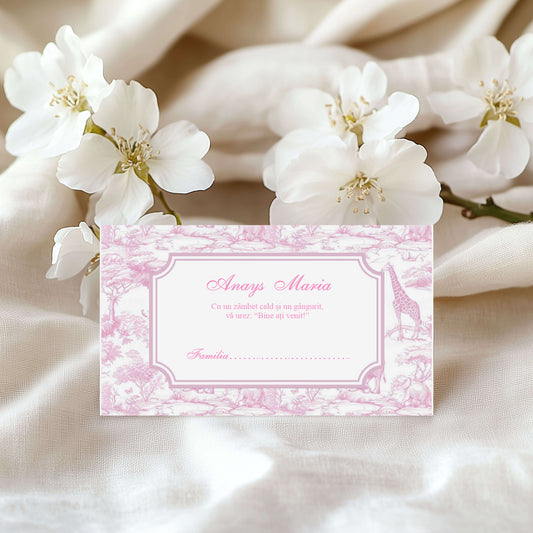 Plic de Bani Botez Fetita Safari