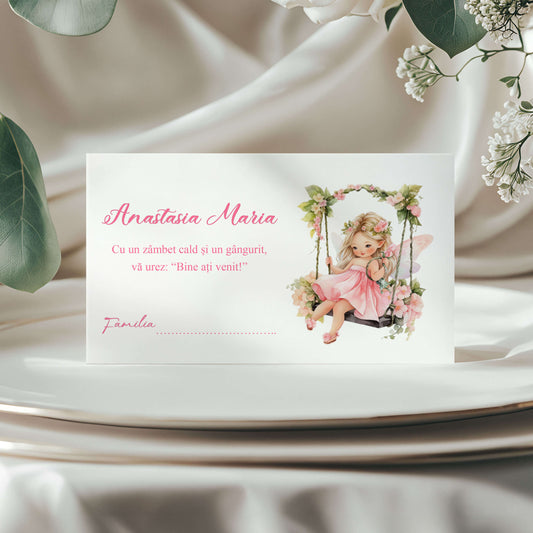 Plic de Bani Botez Fetita Zana