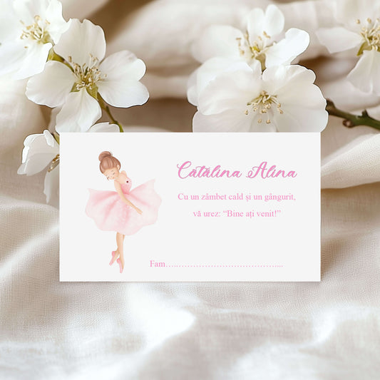 Plic de bani Botez Fetita Balerina