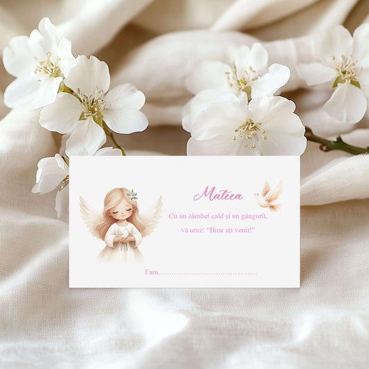 Plic de bani Botez Ingeras si Flori Roz