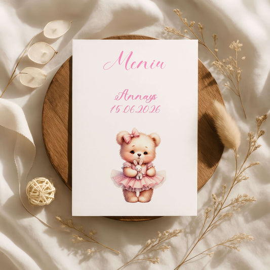 Meniu Botez Fetite Ursulet