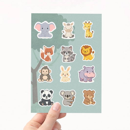 Stickere Holografice Animale Jungle